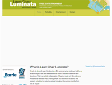Tablet Screenshot of lawnchairluminata.com